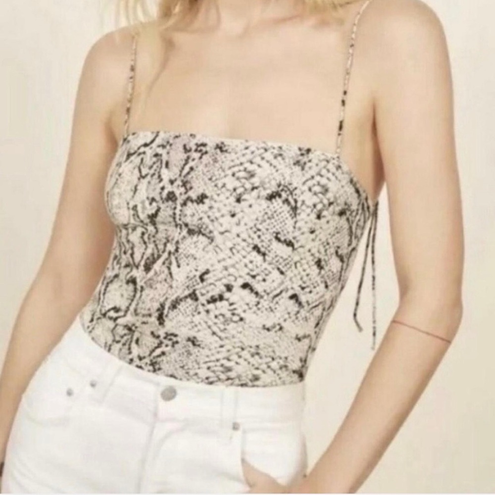 Reformation rattlesnake meyer tank top
